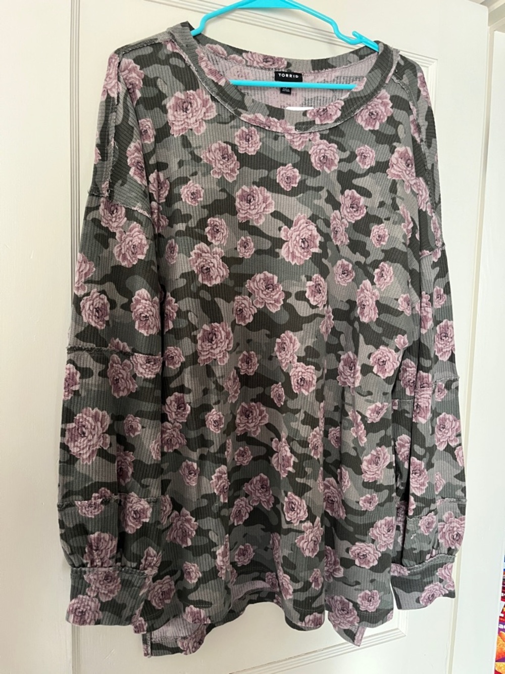 Torrid camo L/S top
